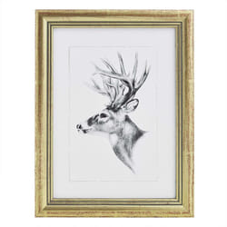 Woltu - Cornice per Foto 21x29.7cm A4 in Legno e Vetro Porta Foto da Parete Tavolo Oro