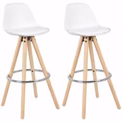. Informazioni su questo articolo DESIGN ERGONOMICO: Dotati di poggiapiedi e schienale cromati. gli sgabelli da bar WOLTU seg ...