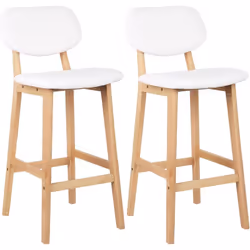 Informazioni su questo articolo Stile scandinavo per decorare la tua stanza: Questo sgabello da bar interpreta un elegante st ...