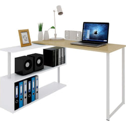 Scrivania per Computer Tavolo tazione di Lavoro Studio Ufficio Legno - Woltu