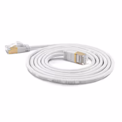 Wantec 7114, 0,2 m, Cat7, S/FTP (S-STP), RJ-45, RJ-45, Bianco