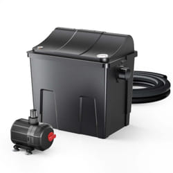 Sunsun - Filtro biologico per laghetto CBF-200T con chiarificatore uvc 9 w e pompa 2.300 l/h da 35 w