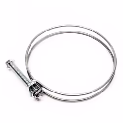 Fascette stringitubo a filo W1 98-105 mm 2,2 mm M8x80 Acciaio zincato Perfetto per i tubi spiralati e dell'aria Bordi arroton ...