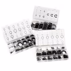 In totale 900 anelli di sicurezza 300 e-Clip 300 anelli di sicurezza interni 300 anelli di sicurezza esterni Assortimento di  ...