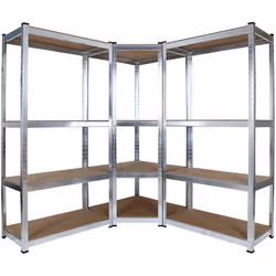 Altezza 160 cm Elemento angolare 70 x 70 cm / profondità 77 cm e elementi laterali 80 x 40 cm Robusti pannelli con inserti in ...