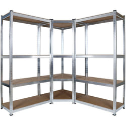 Scaffale ad angolo per carichi pesanti Scaffalatura a incastro per cantina officina