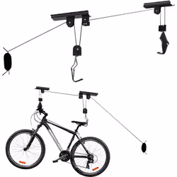 [Facilità di utilizzo] - Il Bikelift è estremamente semplice da usare grazie al suo sistema di sollevamento a pulegge. Questo ...