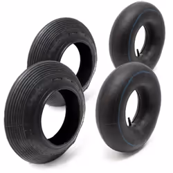 Dimensione: 4.00 - 8 Il set comprende 2 camere d’aria e 2 copertoni Compatibile con tutti i modelli standard di carriole Con  ...
