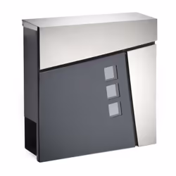[Dimensioni comode] - Cassetta da 37 x 10,5 x 37 cm, con ampia feritoia lettere da 33,7 x 3,5 cm per accogliere corrispondenz ...