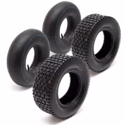 Dimensione: 16 x 6.50 - 8 Set con 2 copertoni e 2 camere d’aria abbinate Copertoni per ruote super robusti con 4 teli [PR4] A ...