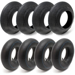 Copertone e camera d’aria set 8 pezzi 4.00-8 valvola TR13 per ruote carriola