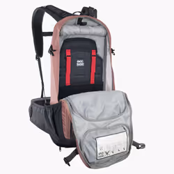 EVOC FR Enduro 16 zaino Zaino da ciclismo Carbonio, Grigio, Rosa Rete, Neoprene, Nylon, Ripstop - Vista aggiuntiva 8