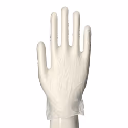Papstar 93021 guanto per esami medici Trasparente S 100 pz