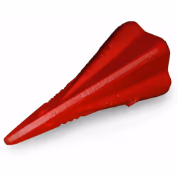 Cuneo spaccalegna rosso in acciaio al carbonio. Info: Utilizzare sempre un martello in gomma o in legno per ridurre il perico ...