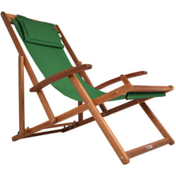 Deuba - casaria® Sedia a sdraio in legno di acacia pieghevole Traspirante Lettino da spiaggia Sedia da spiaggia Sdraio da giardino Lettino da