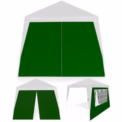 Set di 2 pannelli laterali Attrezzate il vostro gazebo con eleganti pareti laterali! Le pratiche coperture laterali per tenda ...