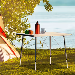 Deuba 101446 tavolo da camping Argento, Bianco - Vista aggiuntiva 4