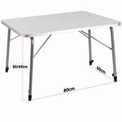 Deuba 101446 tavolo da camping Argento, Bianco - Vista aggiuntiva 6