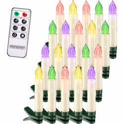 Fate risplendere il vostro albero di Natale in modo sicuro e senza fili aggrovigliati! Grazie alla moderna tecnologia a LED a ...