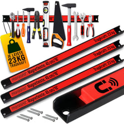 Deuba - Barra magnetica 45-60cm Portata 23kg Portautensili da Officina 3pcs Set 45cm (en)
