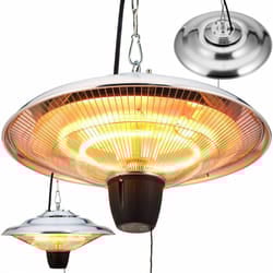 No Brand - Stufetta a soffitto a Infrarossi 1500W IP24 2 potenti elementi riscaldanti alogeni Riscaldamento da terrazza Elettrico