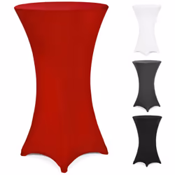 Abbellisci il tuo tavolino alto da buffet in un momento! Con questa elegante copertura per tavoli alti da buffet, trasformera ...