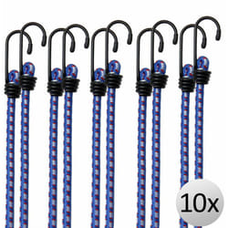 Deuba® Set 10 corde elastiche corde valigia Expander 30,5cm x 8mm ø