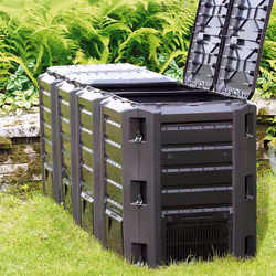 Deuba 106391 bidone di compostaggio 380 L Nero - Vista aggiuntiva 4