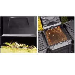Deuba 106391 bidone di compostaggio 380 L Nero - Vista aggiuntiva 5