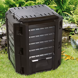 Deuba 106391 bidone di compostaggio 380 L Nero - Vista aggiuntiva 6