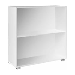 Libreria scaffale Mobile Casa Ufficio Soggiorno Archiviazione Colore e modello a scelta 2 Shelf White (en)