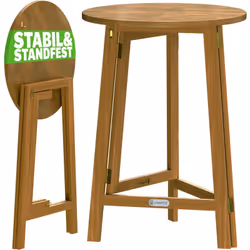 Date un tocco di classe alla vostra prossima festa in giardino! Con il tavolo da bar di CASARIA® , in legno di acacia, potret ...
