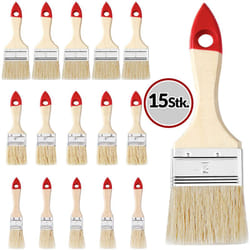 Monzana Set 15 pennelli diverse lunghezze pitturare dipingere per pittura 3 taglie