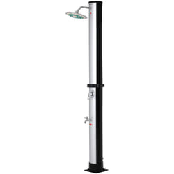 Monzana® Doccia Solare 35L Doccia da Giardino Piscina Camping Resistente ai raggi uv fino a 60°C con Rubinetto lavapiedi