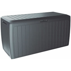 Prosperplast - casaria® Baule da giardino Rattan Plus 114x47x60cm 290L contenitore cassapanca esterno terrazza patio balcone piscina colore a scelta