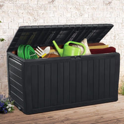 Keter Baule da giardino Marvel Plus contenitore da esterno cassapanca balcone terrazza patio piscina - Deuba