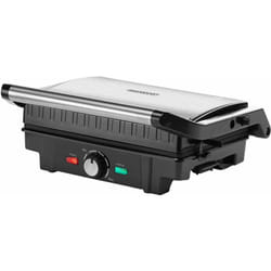 No Brand - monzana Grill a contatto MZ780 griglia da tavolo bpa free bistecchiera tostiera Panini Maker 1600W antiaderente tostapane apertura 90°