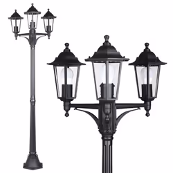 Illumina il tuo giardino! Le luci da esterno in alluminio pressofuso sono resistenti agli spruzzi d'acqua (IP44) e alle intem ...