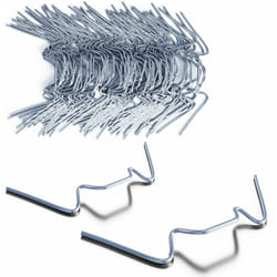 Deuba - Clip Fissaggio per Serre Morsetti Antiruggine Kit Completo Pezzi in Acciaio Accessori per Protezione Piante Giardino 50 pieces (en)