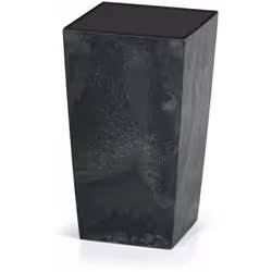 Fioriera leggera ed elegante effetto cemento! La plastica leggera di questo vaso per piante in stile industriale è il pezzo f ...
