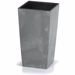 Fioriera leggera ed elegante effetto cemento! La plastica leggera di questo vaso per piante in stile industriale è il pezzo f ...