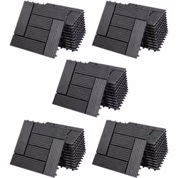 Perfetto per patio, balcone, bagno o piscina Le piastrelle da giardino in WPC hanno le dimensioni di 30x30cm . Per coprire un ...