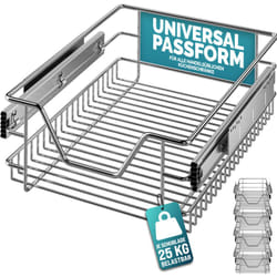 Deuba - casaria® Cestello Estraibile Sottolavello Cassetto Telescopico Metallo Guide Scorrevoli 30cm / 40cm / 50cm / 60cm 40cm. Set of 4 (en)