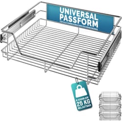Deuba - casaria® Cestello Estraibile Sottolavello Cassetto Telescopico Metallo Guide Scorrevoli 30cm / 40cm / 50cm / 60cm 60cm. Set of 3 (en)