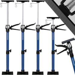 Supporto a Soffitto in Set da 4 Regolabile in Altezza 115-290cm Carico Max. 30kg Portasoffitto per Telaio - Deuba