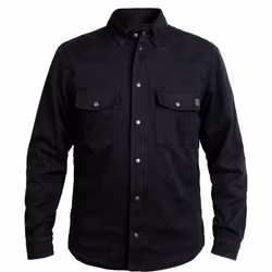 John Doe Motoshirt XTM Camicia da moto, nero, dimensione 4XL per uomo