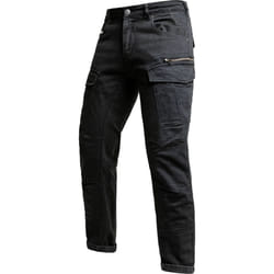 John Doe Defender Mono Pantaloni tessili da moto, nero, dimensione 34 per uomo