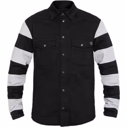 John Doe Prison Camicia Moto, nero-bianco, dimensione L per uomo