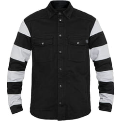 John Doe Prison Camicia Moto, nero-bianco, dimensione 2XL per uomo