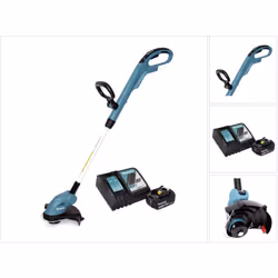 Dotazione: - 1x Makita DUR 181 Z Tagliabordi a batteria 18V - 1x Batteria Makita BL 1830 3,0 Ah - 1x Caricatore rapido Makita ...